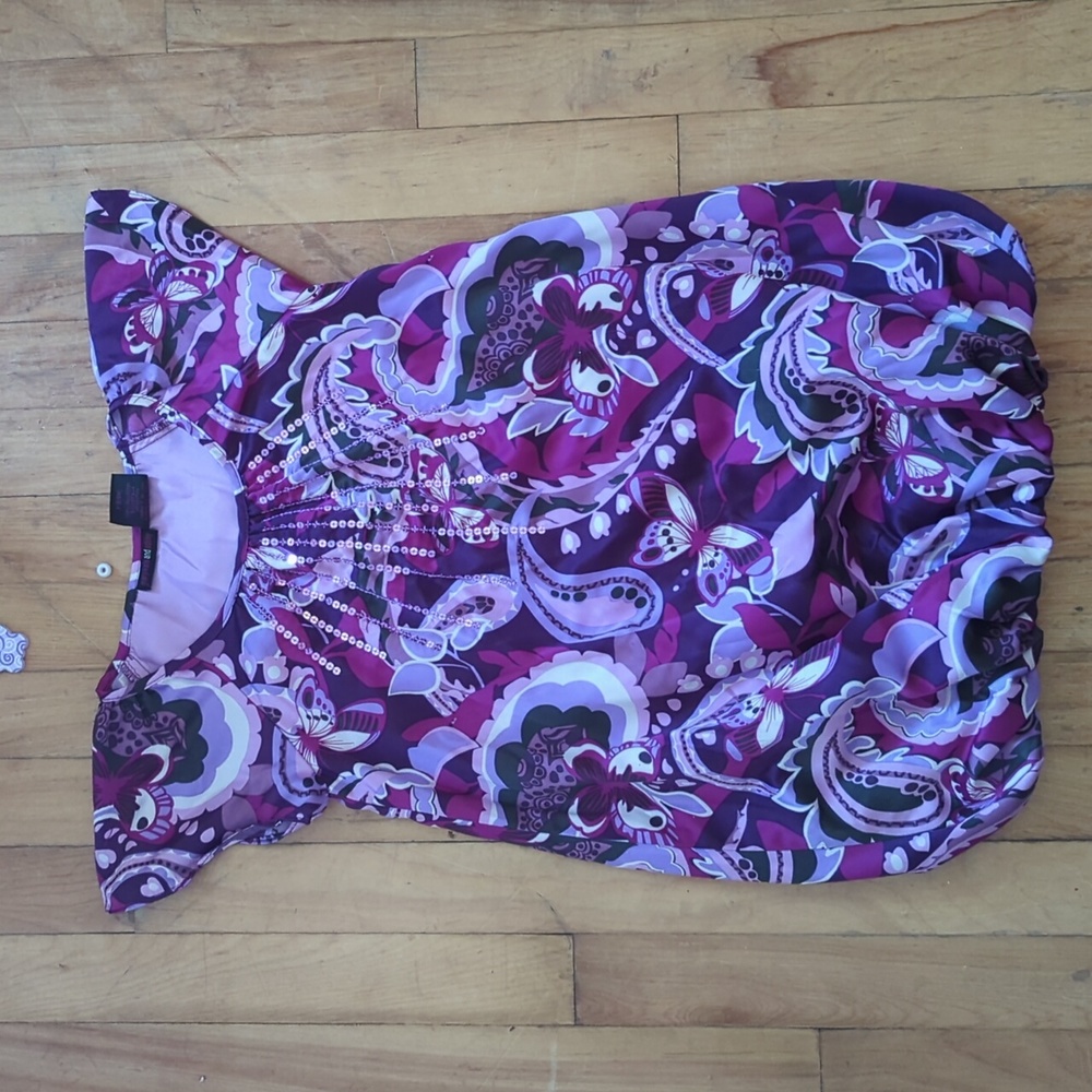 Purple Butterfly Bubble Dress